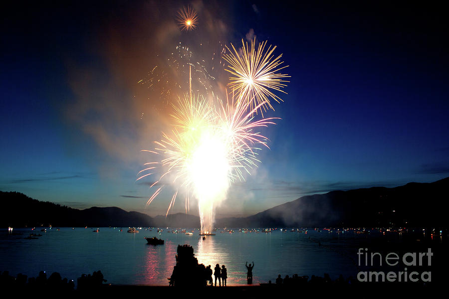 Whitefish Lake Fourth Of July by Dave Hampton Photography