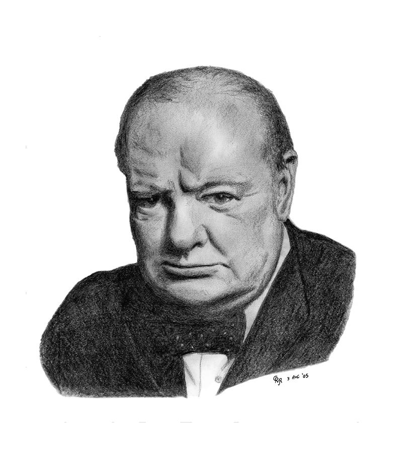 Winston Churchill by Charles Vogan