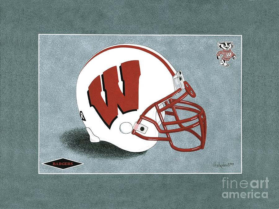 Wisconsin Football Helmet