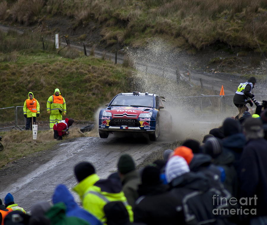 WRC Jump 1 Photograph WRC Jump 1 Fine Art Print Graham Downer