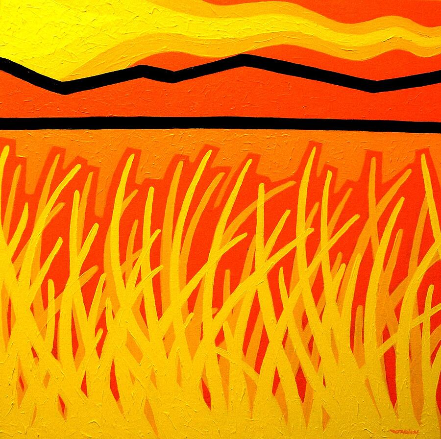 painting of cornfield