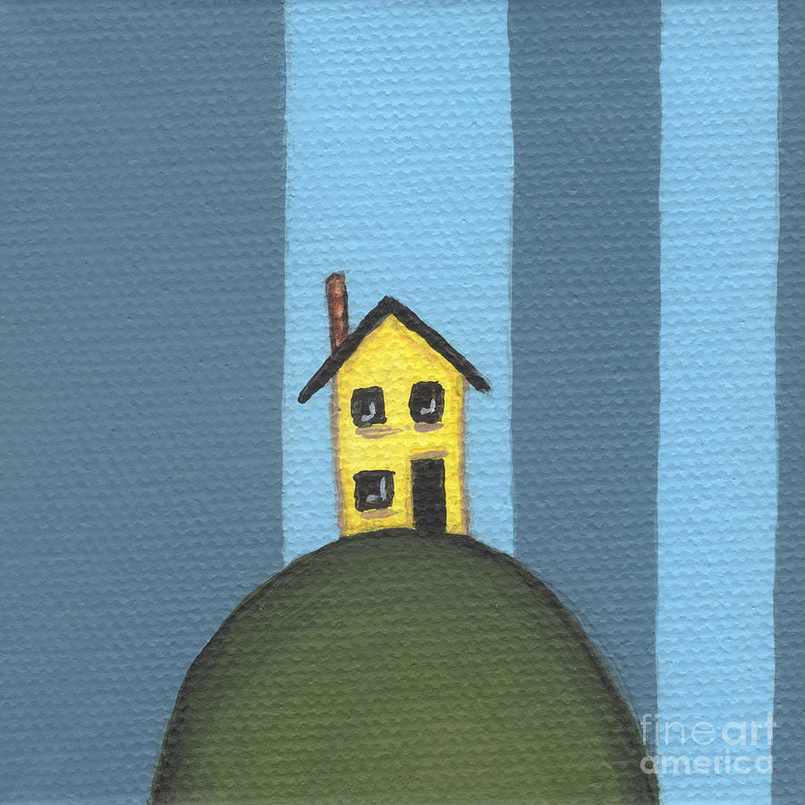 Yellow House Painting