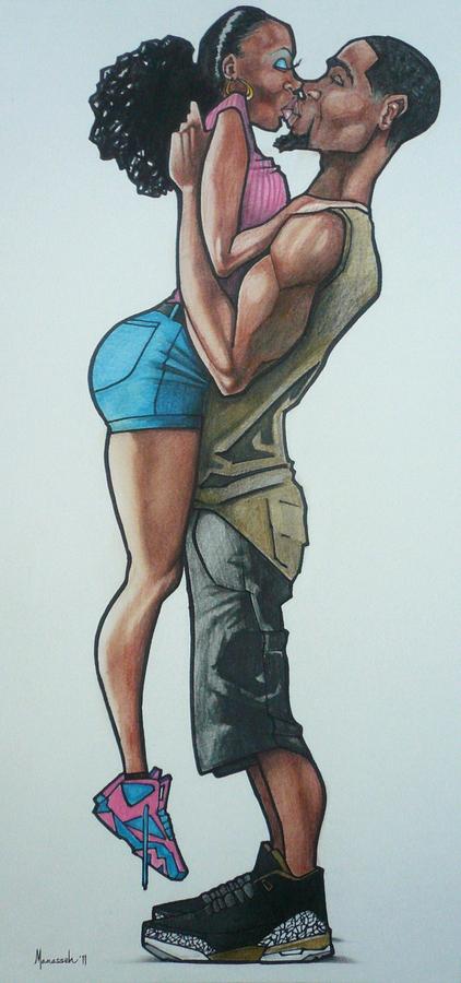 young black love drawing by manasseh johnson young black love black love 436x900