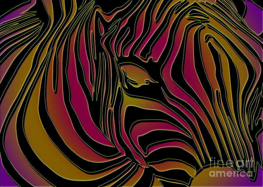 Zebra Abstract by Dania Reichmuth