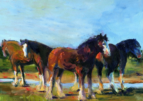 Clydesdale Paintings