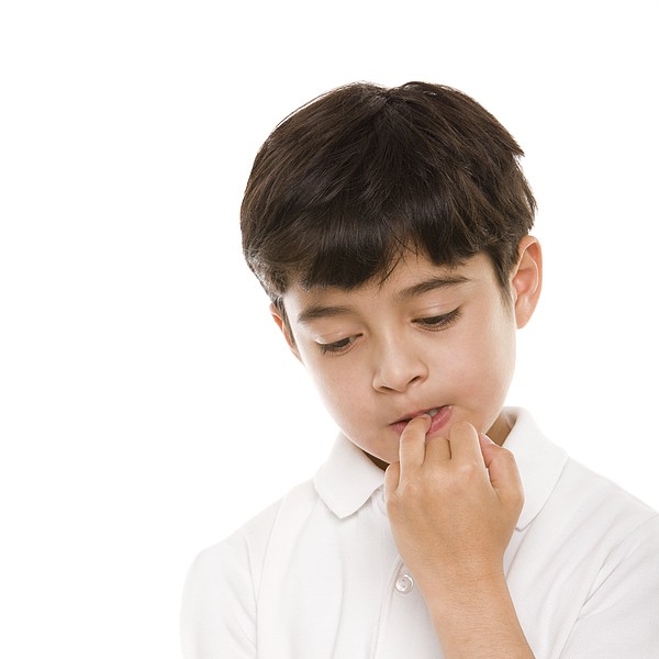 Boy Biting His Nails by