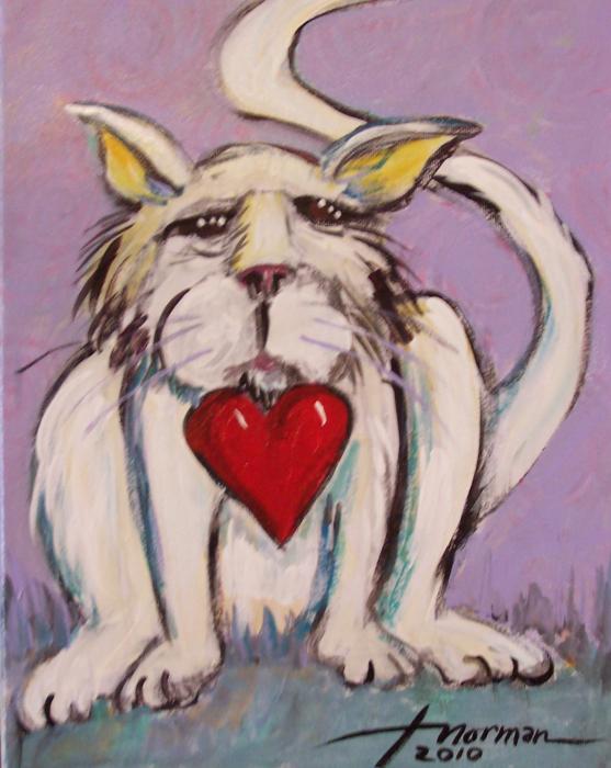 Cat And Heart