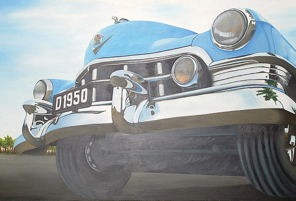 1950 Cadillac Painting Kirsten Burisch