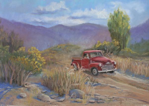 1953 Chevy Truck Painting 1953 Chevy Truck Fine Art Print Heather Coen