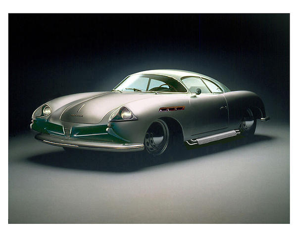 1954 Porsche Front Engine Drive Coupe Concept Car Digital Art 1954 Porsche 