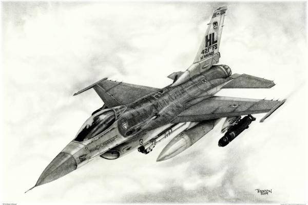 jet fighter drawing