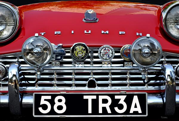 58 Triumph TR3A Photograph 58 Triumph TR3A Fine Art Print William Jones