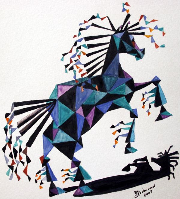 Cubism Horse