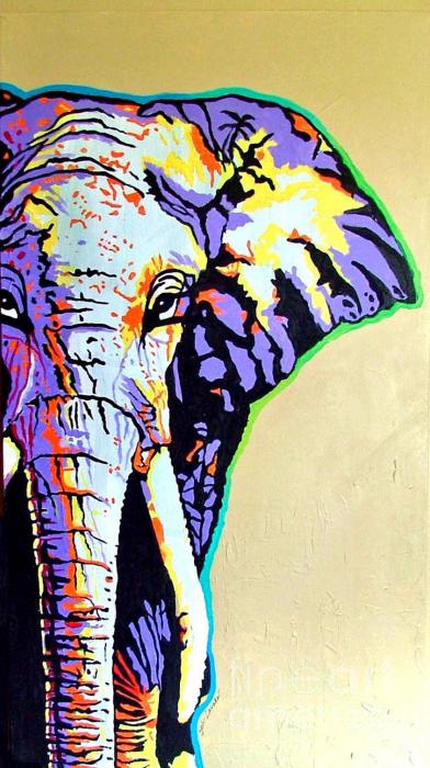 Elephant Abstract Paintings