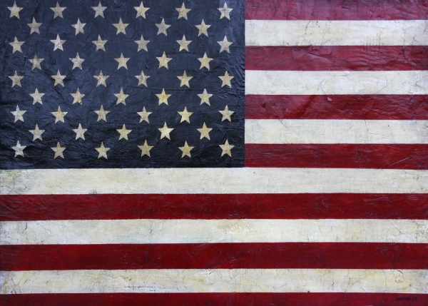 American Flag Painting