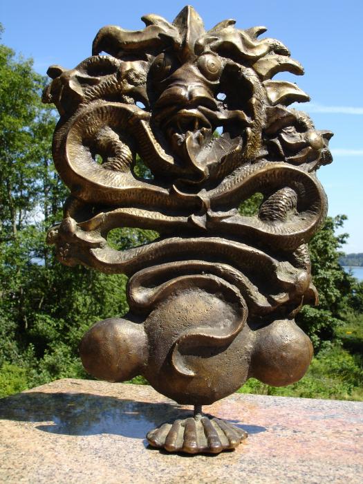 Sculptures Of Dragons