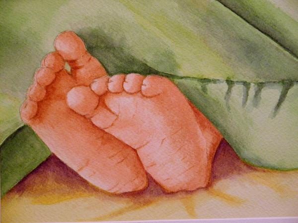 Babys Feet Painting