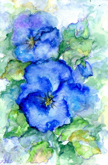 Pansies Painting