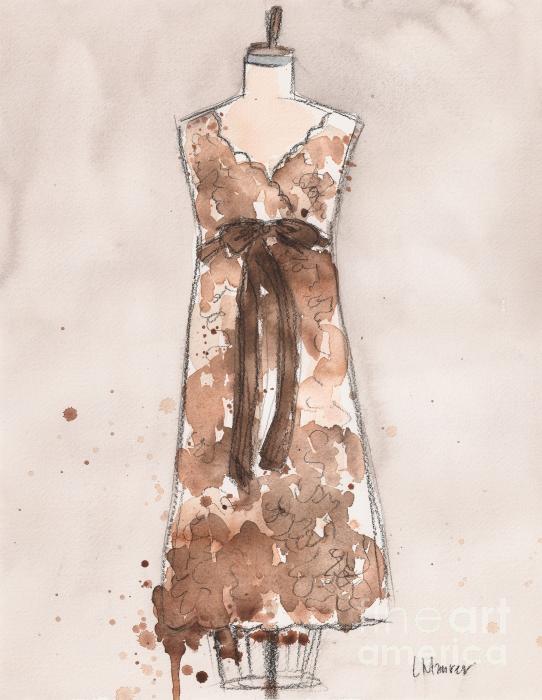 Brown Lace Dress
