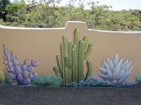 Cactus Mural