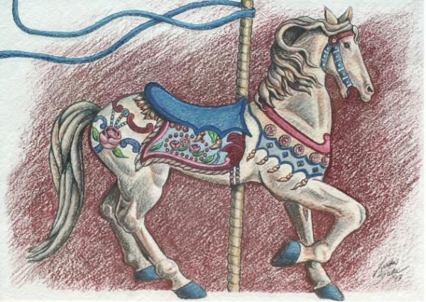 Carousel Horse Art