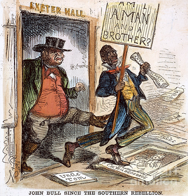 Cartoon: Slavery, 1861 by Granger