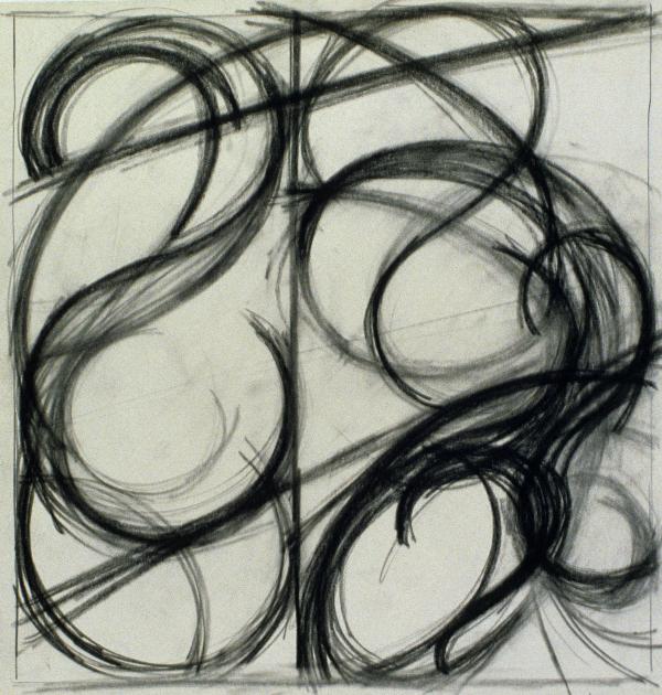 charcoal abstract art