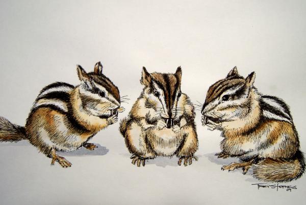 Chipmunk Painting