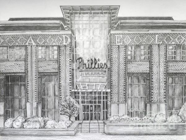 drawing of bank