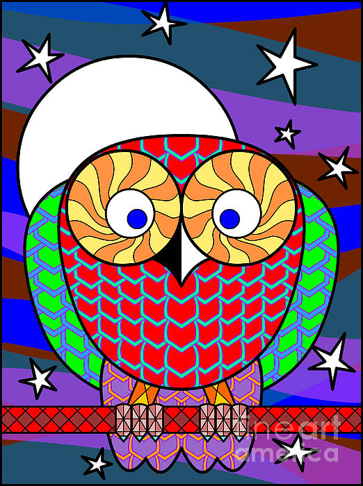 Colourful Owl