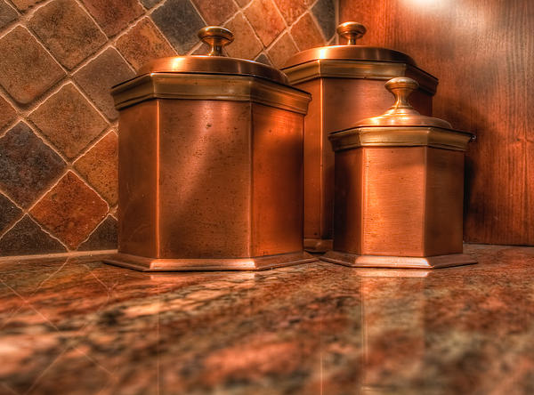 copper canister set