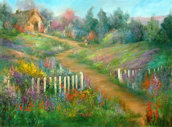 Cottage Garden Painting