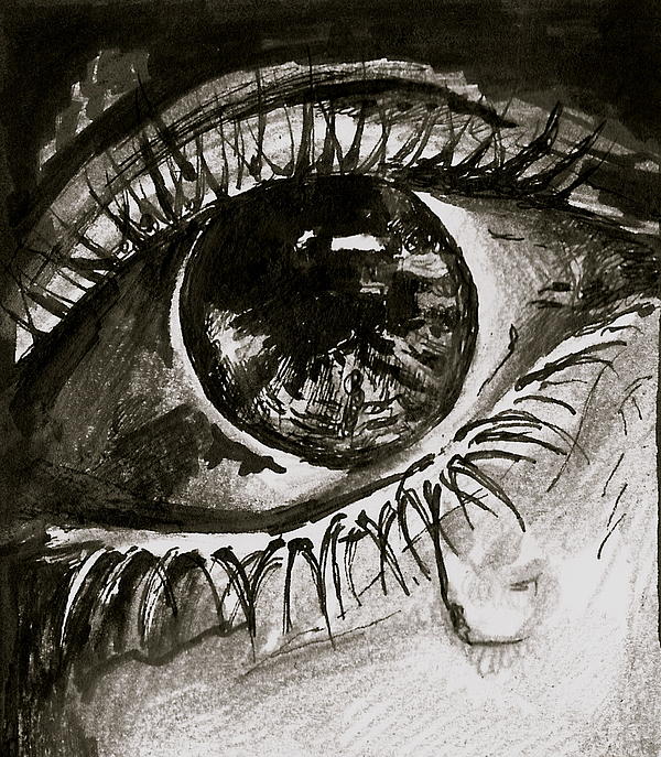 Crying Eyes Drawing