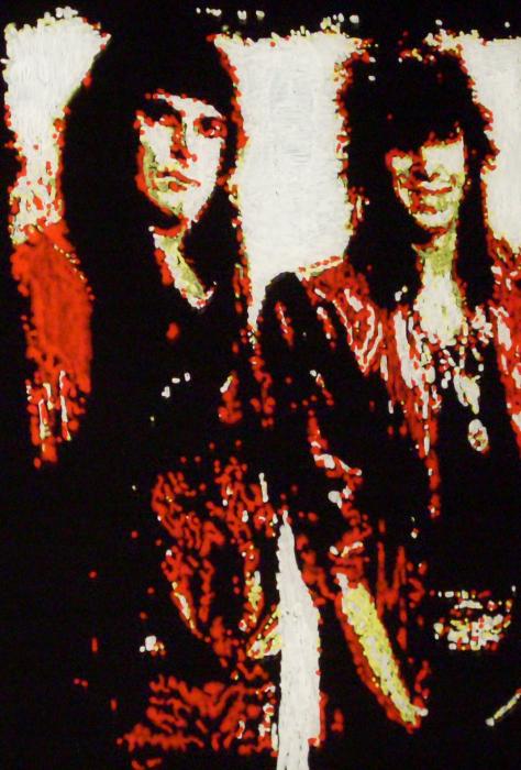 Don Dokken and George Lynch Painting Don Dokken and George Lynch Fine Art