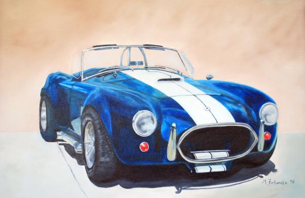 Ford Cobra In Oil Painting