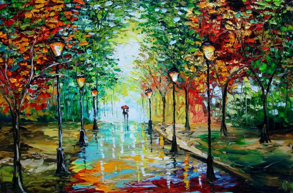 Gentle Rain Painting by Beata Sasik - Gentle Rain Fine Art Prints ... Gentle Rain Painting by Beata Sasik - Gentle Rain Fine Art Prints ...