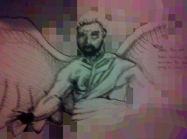 Guardian Angel Drawing Guardian Angel Fine Art Print Riley Thomas