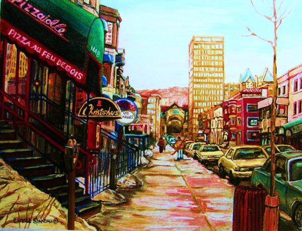 Hard Rock Cafe Painting Hard Rock Cafe Fine Art Print Carole Spandau