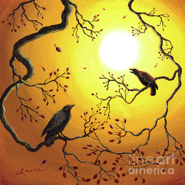 Painting Of Crows