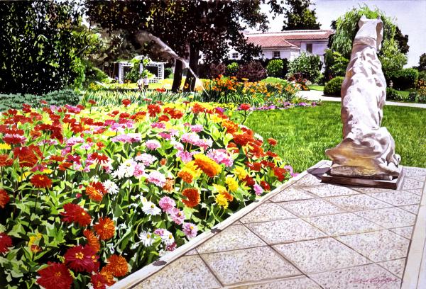 Huntington Great Dane Painting  - Huntington Great Dane Fine Art Print