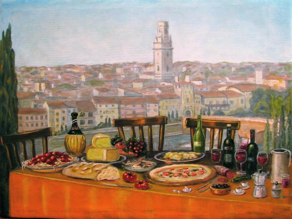 Italian cityscape-Verona Feast