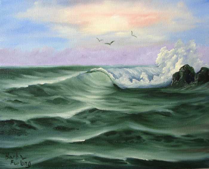 Old Painting Sea