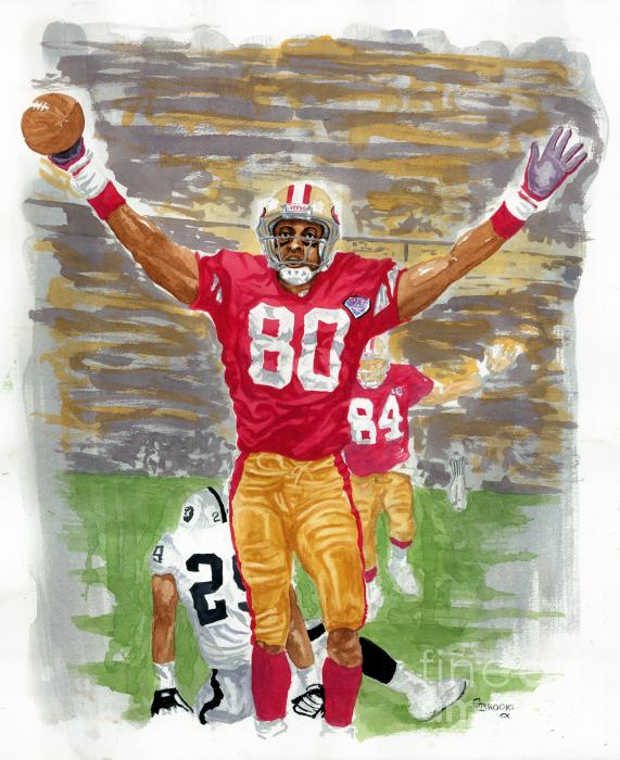 Jerry Rice Painting