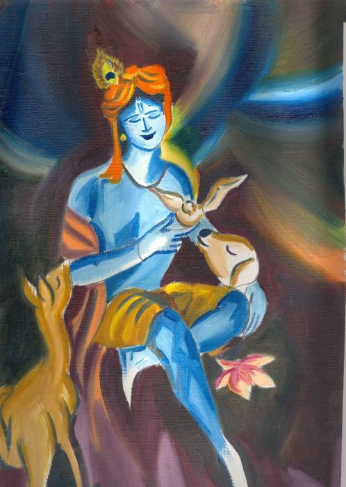 Abstract Krishna