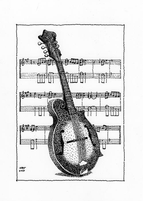 mandolin drawing