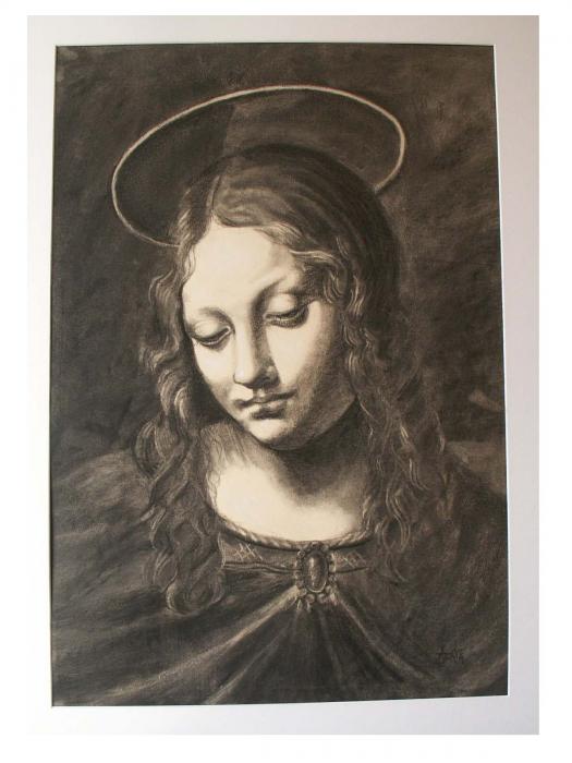 Madonna of the Rocks Study