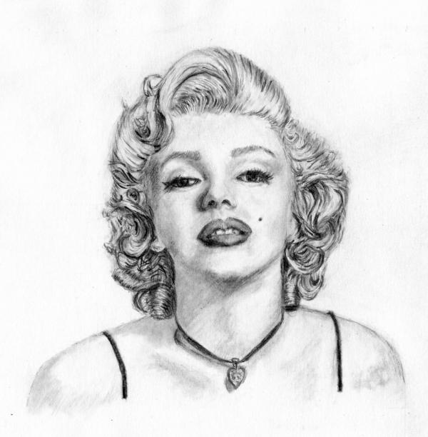 drawn marilyn monroe