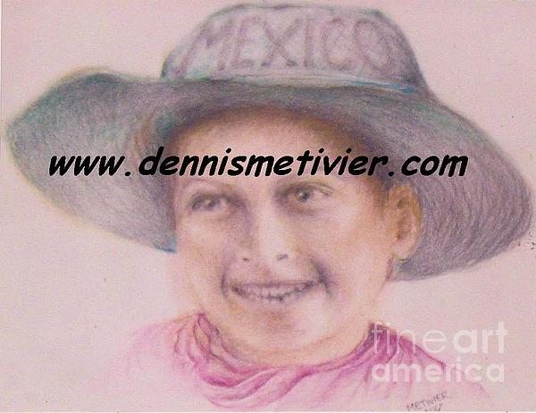 Mexican Boy Drawing Dennis Metivier