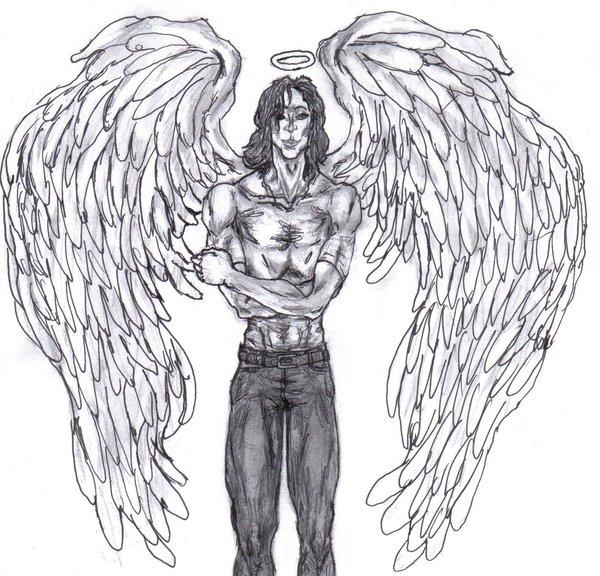 Michael Jackson as a Angel Drawing Jeremy Anderson