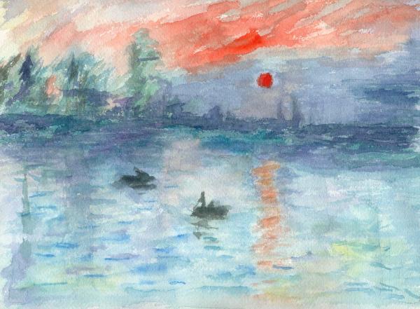 Sunset By Monet